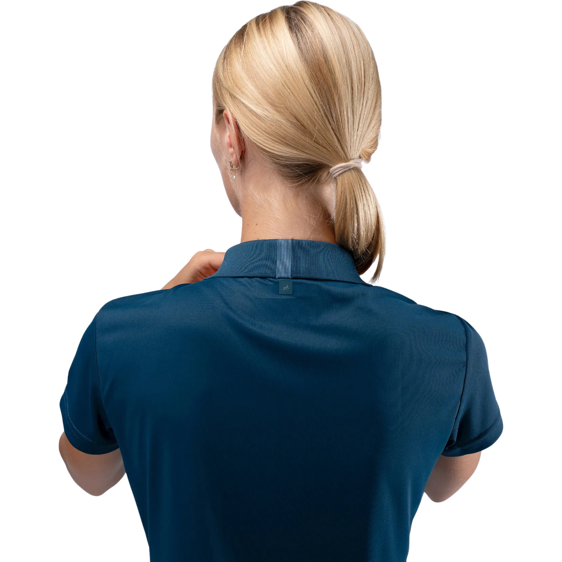 2026 Zhik Womens UVactive Short Sleeve Polo ATP-0086-W - Deep Teal